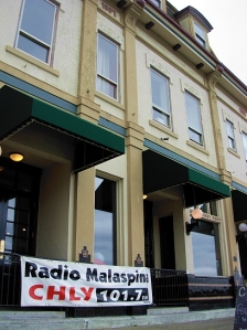 Radio CHLY will depart the Globe Hotel on January 31. (Photo © Kim Goldberg)